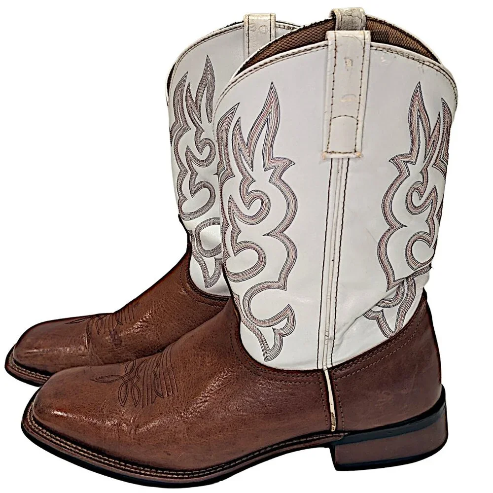 Laredo 7891 Men's Lodi Collection Stockman Boot with Redwood Cowhide Size 13D - Picture 5 of 10